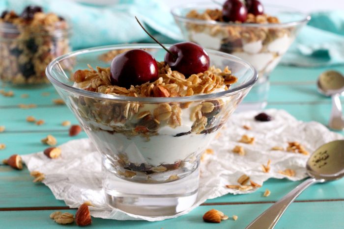 Cherry Pie Greek Yogurt Parfait - My Texas Kitchen