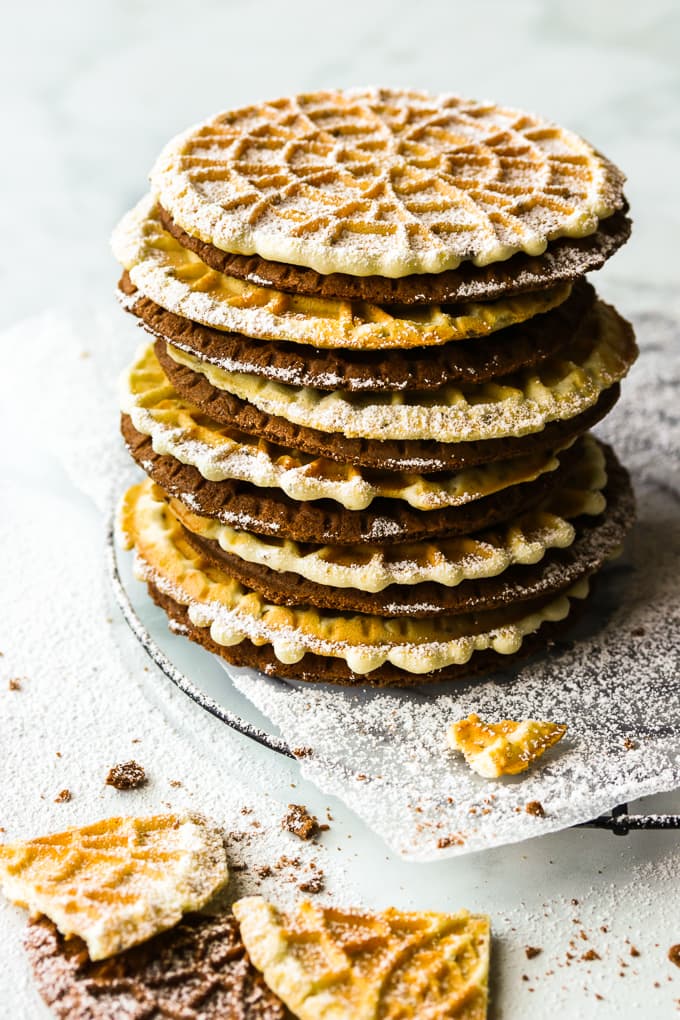 Pizzelle (Italian Anise-Flavored Wafer Cookies)