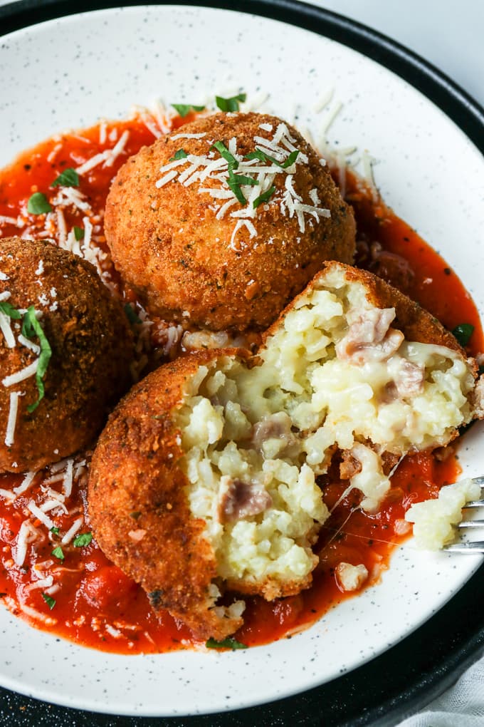 Arancini Italian Rice Balls - Marisa's Italian Kitchen