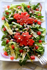 Watermelon and Arugula Salad