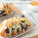Buttery scones baked with fresh blueberries