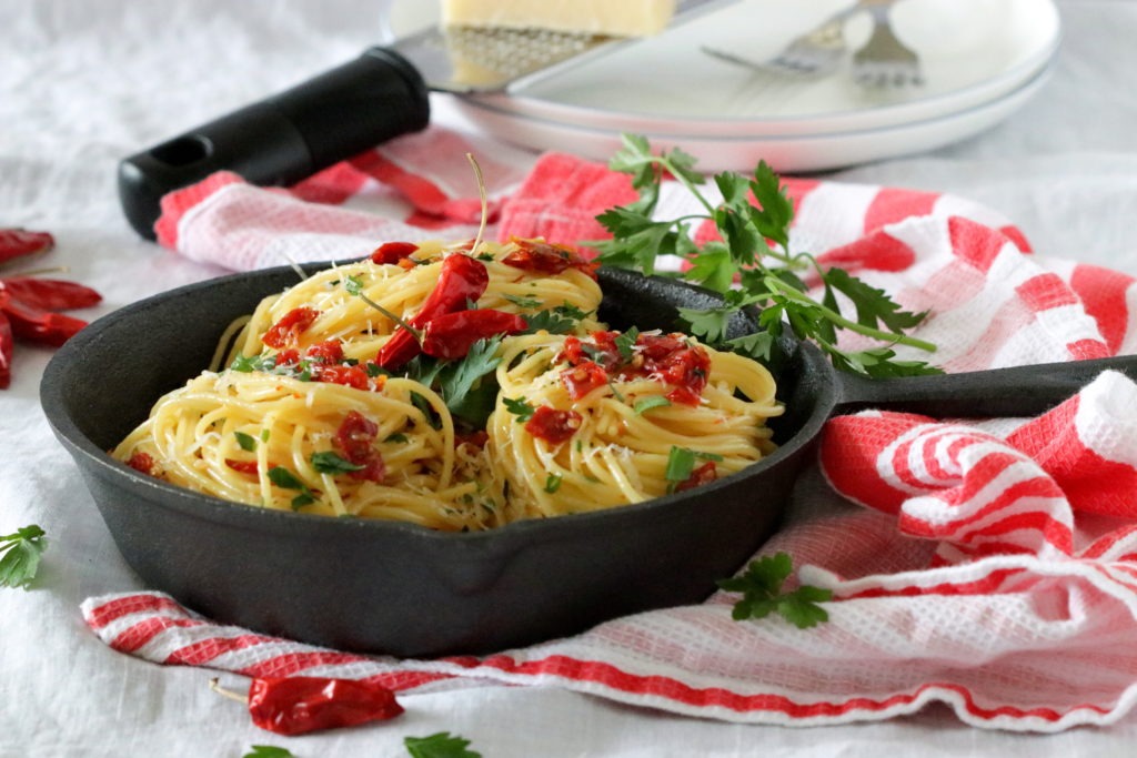 Spaghetti With Sun Dried Tomatoes - Marisa's Italian Kitchen