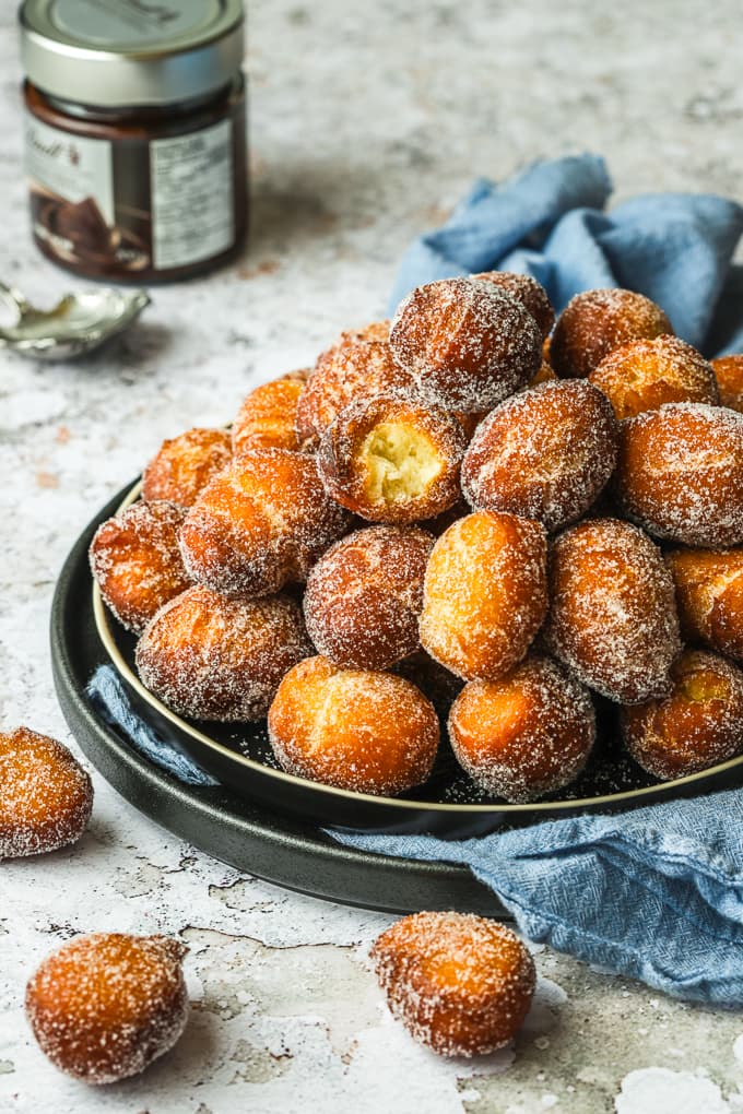 Castagnole Fritte, Italian Carnival Fritters.