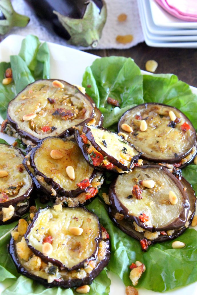 Vegan Eggplant Pockets - Marisa's Italian Kitchen