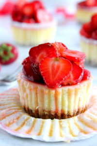 strawberry grapefruit cheesecake