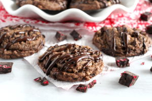 Chocolate Raspberry Cream Cheese Cookies