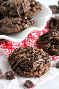 Chocolate Raspberry Cream Cheese Cookies