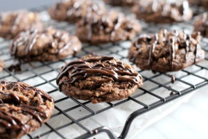 Chocolate Raspberry Cream Cheese Cookies