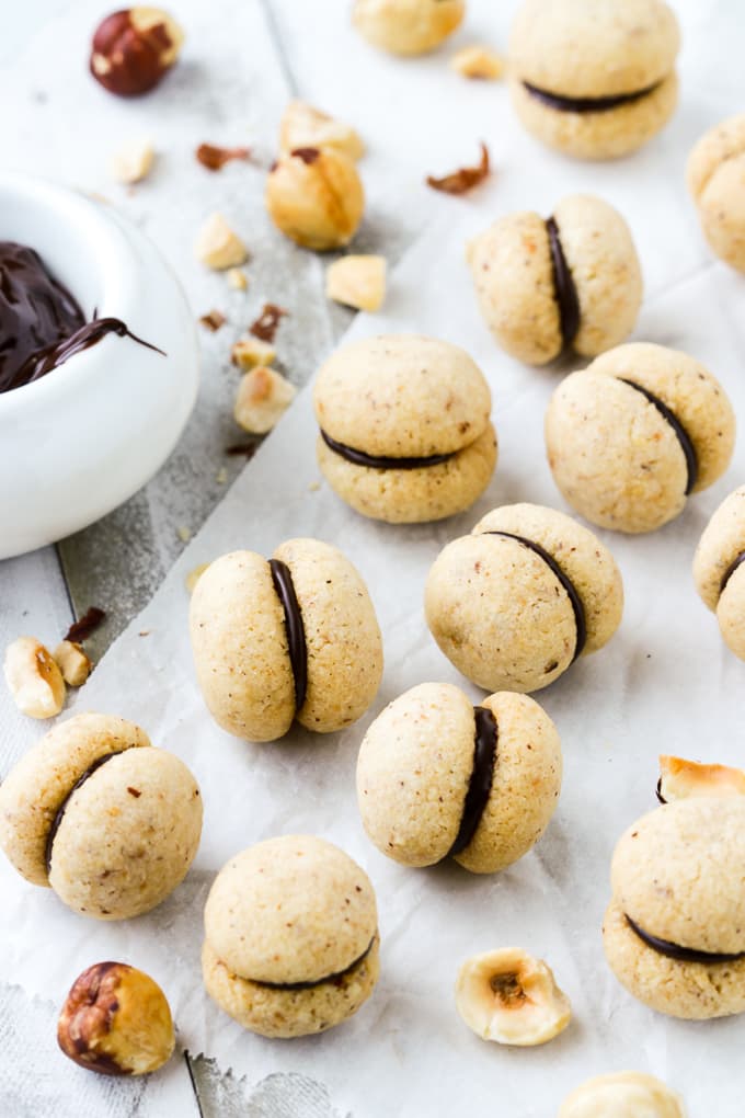 Baci di Dama: Italian Hazelnut Cookies - Marisa's Italian Kitchen