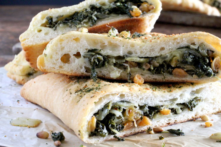 Swiss Chard Mozzarella Calzone - Marisa's Italian Kitchen