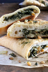 Swiss Chard Mozzarella Calzone