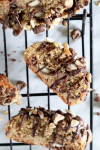 Chocolate Peanut Butter Biscotti