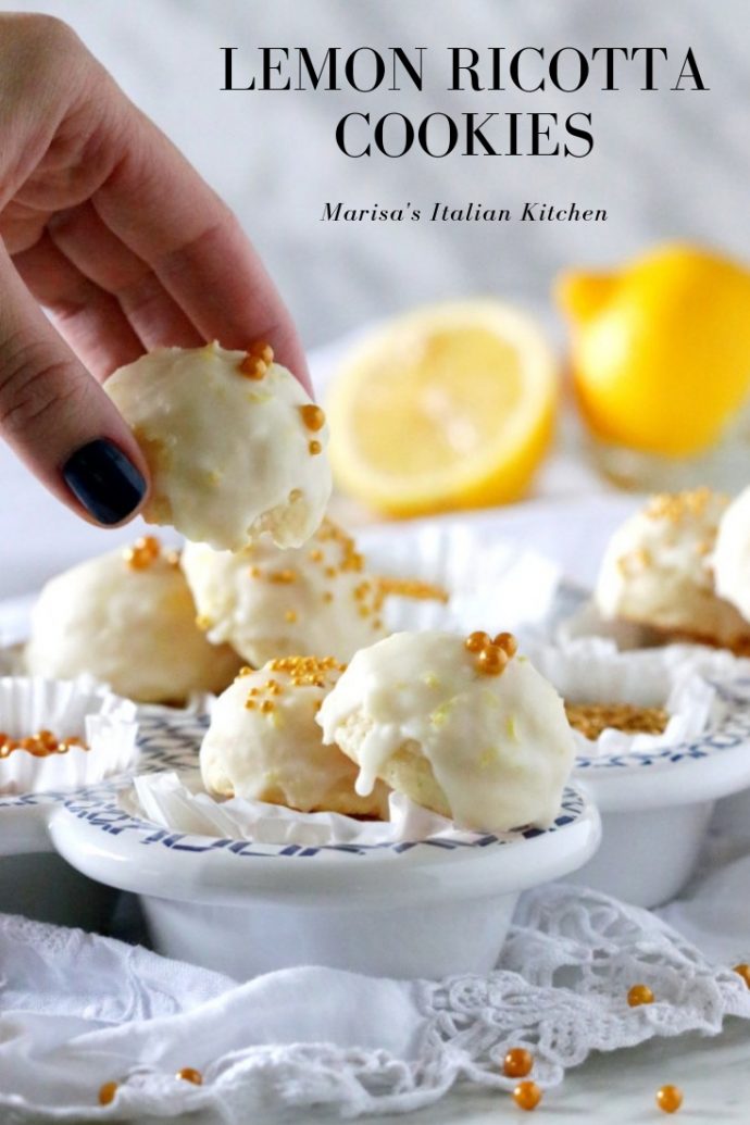 cookies ricotta lemon italian marisasitaliankitchen recipes glaze kitchen recipe cookie cheese soft freeze flour