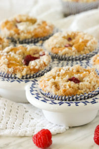 Raspberry Crumb Muffins