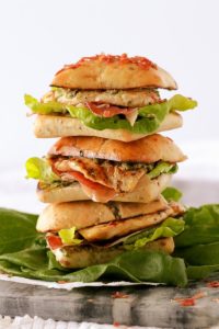 Pan Grilled Chicken Panini