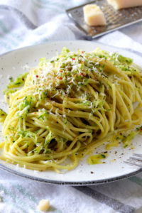 Easy Zucchini Glazed Spaghetti