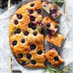 Schiacciata con l'uva, Tuscan Grape Focaccia.