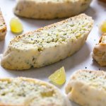 Candied Ginger Lemon and Poppy Seed Biscotti