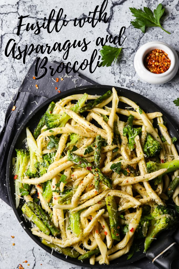 Fusilli Pasta with Asparagus and Broccoli Marisa's Italian Kitchen