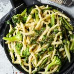 Fusilli Pasta with Asparagus and Broccoli