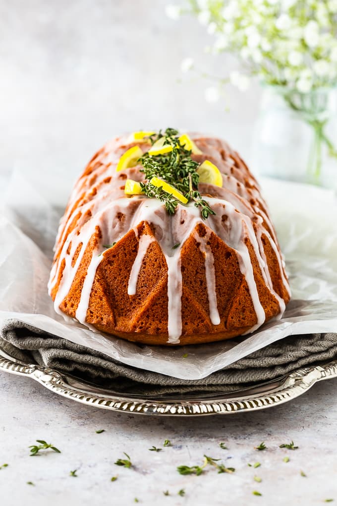 Lemon Thyme Loaf Cake.