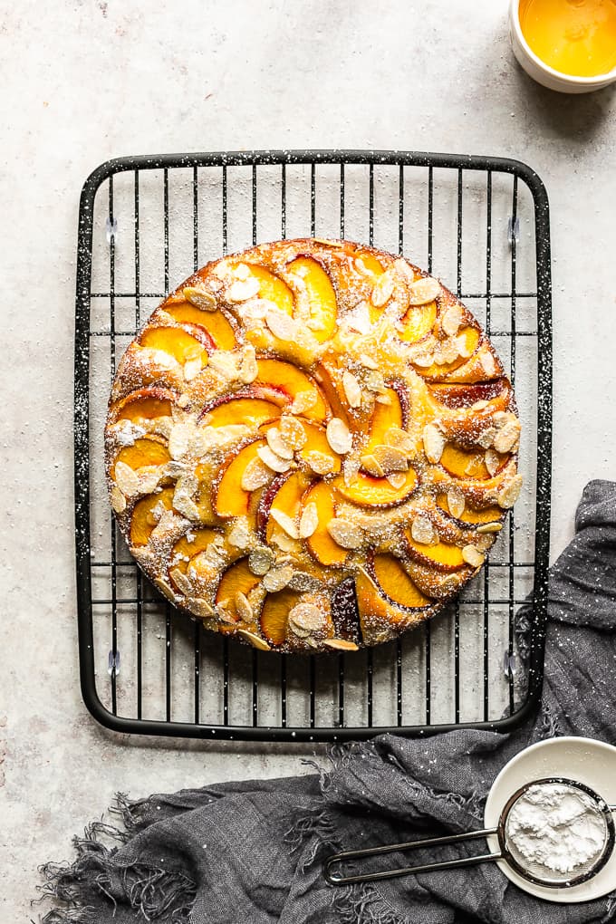 Peach Almond Cake Gluten Free Marisa's Italian Kitchen